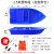 谋福（CNMF）牛筋塑料船加厚渔船 PE双层塑料冲锋舟捕鱼船【2.5米加宽带仓渔船（250*118.5*350cm)】