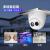 大华（dahua）监控摄像头 200万网络高清半球监控摄像机 带POE红外夜视20米半球摄像机 P20T1-2.8mm