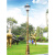 御舵（黑色1.1米 （加厚灯杆））欧式户外防水庭院花园别墅草坪灯小区路灯室外 景观3米高杆灯X14