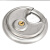 双岸 圆饼锁 不锈钢挂锁 圆形户外防水防锈抗剪圆挂锁 60MM(2钥匙) 一个价