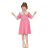 迪士尼（Disney）女童2024新款夏装连衣裙中大儿童韩版甜美裙子娃娃领夏款洋气裙子 黄色 130cm(建议身高120-130cm)