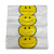 锐明凯 现货批发新料笑脸袋一次性外卖打包袋超市购物袋 塑料袋背心袋标价为100个价格 【20*32cm】常规款，50个/扎