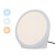 JUXLAMPSad光疗能量灯圆形迷你款辅助缓解季节性抑郁3色温可调亮度抗郁灯 插电款