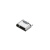MICRO180度母座平口安卓母座MICRO直型AB型常规加长USB连接器定制 0545 MICRO 180度 AB型 无卷边 常