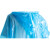 海斯迪克 HKSY-20 一次性雨衣 透明连体加厚套头式松紧袖口PE防护雨披 颜色随机发 20件