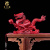 慕芳阁花梨木雕刻龙摆件龙年吉祥物客厅办公室装饰摆件红木工艺品高档 红花梨木（长约30厘米）