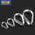 不锈钢钢丝绳套环重型保护环鸡心环三角环夸口夹头配件M2-M16 M2 (2个)