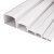 巨成云 PVC线槽 明装塑料江阴线槽 苏式型走线槽墙面线槽板 100*50mm 2米/根 1根价