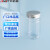 安达通 样品瓶 塑料广口竹节包装瓶 固体片剂胶囊小药瓶 透明150ml 10个