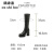 鸥诗洛（oushiluo）品牌10cm长筒靴女2023年秋冬季新款骑士靴英伦风高筒靴粗跟长靴女 黑色磨砂（单内里） 33（定制小码不退换请在线支付）