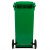 科力邦（Kelibang) 户外垃圾桶 大号加厚100L分类垃圾桶商用塑料环卫垃圾桶带盖物业翻盖果皮箱 KBD1035 绿色