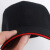 簌禧定制适用防撞帽轻便透气型安全帽棒球帽嵌PP内衬防护工作帽轻型帽订制LOGO 红色
