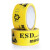 ESD防护区域标识胶带4.8cm保护区PVC警示胶带 48mm*18Y  长度18米 英文款