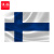 谋福 世界国旗 世界杯各国国旗外国中国建交国家国旗 芬兰 128cm*192cm