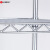 川井（WELLAND）网层货架 三层线网镀铬置物架工业级电镀线棒收纳储物架 单层承重250kg  75*35*120cm
