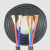 FIFAN电线电缆电缆线国标铜RVV护套软电缆电源线2芯*1.5平方(100米)黑色一卷价