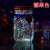 ABDT装放星星折纸的瓶子夜光爱情玻璃创意可爱罐子韩版许愿荧光发光叠 小号蓝色