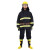 鸣固 开隆消防3C认证消防服套装 14款消防员灭火防护服防护衣服头套强检消防服六件套XL
