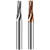 65度高硬全牙螺纹铣刀不锈钢钛合金淬火钢螺纹牙刀M1.6M2M4M5M6 M80756D60L钢用