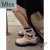 MLEX马丁靴子夏款女2023新款设计感小众裤管靴炸街小短靴春秋单靴 粉红色升级版 35