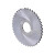 HSS高速钢锯片铣刀白钢切口铣刀100125150160180200非标定制 外径150x(5.1厚-6.0厚)