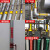 准航 管道流向标识 3CM宽20米长 反光箭头指示贴纸 化工管线介质指向警示标签 国标8色气体工业色标带黄Y07