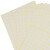 海斯迪克 HKW-259 彩色不干胶圆点标签贴纸 圆形铜版色标分类记号贴纸 10mm白色（2475贴）