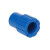伟星PVC线管杯梳 电线保护管 pvc电工套管 绝缘阻燃穿线管件 蓝色 10个 16mm