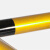 聚远JUYUAN  防撞安全消防栓护栏 C型76x500x500x600x1.5黑色贴黄膜  一件价