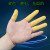 乳胶手指套一次性白色橡胶点钞无粉尘防水滑耐磨加厚甲 米黄色指套100克-约150只