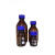 蓝盖瓶试剂瓶丝口螺口棕色玻璃瓶样品刻度密封瓶耐高温高硼硅 500ml中性料棕色