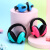 台达（DELTA）睡眠保护防装修声防工业噪音肤材质ABS材质高密隔音棉儿童耳塞宝 粉色
