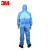 3M 4532+ 防护服防颗粒物防化服工作服喷漆服防尘服 蓝色 L码 1件