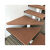 楼梯踏步垫免胶自粘防滑大理石瓷砖实木台阶地毯地垫 咖啡横条 55*20+3魔术扣型