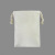 庄太太 棉麻帆布束口杂物包装袋 50*70cm米白色ZTT0357