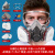 LISM6200防毒面具全面罩喷漆专用猪鼻子防尘放毒氧气面罩头套化工气体 防毒防尘面具7件套+另 外毒盒4