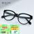 暴龙（BOLON）近视眼镜款潮流猫眼光学架女款温润板材镜架可配度数BJ3162 B10-亮黑色 单镜框