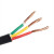 珠江 国标铜芯软电缆ZC-RVV3芯2.5平方护套线电线 3*2.5mm 单价/米