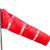 睿英一体风向标牢固型防水荧光反光风向袋气象油化安检户外验厂用 风向袋一体(带杆)