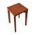 益美得 MQ729 轻奢可叠放实木凳餐桌椅高脚凳可摞方凳换鞋凳 方凳花梨色