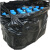 垃圾袋手提式中大小一次性黑色背心式塑料袋厨房 3件 正常37宽黑 37宽紫色加厚50个 加厚