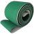 流水线耐磨传送带防滑裙边挡板PVC输送带绿色PU小型花纹工业皮带 绿色平面
