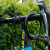 赫思迪格 山地自行车锁 防盗便携电瓶车锁 单车钢丝密码锁 黑色2个 HGJ-990