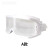 药厂耐高温眼罩护目镜劳保防飞溅透明防护眼镜防尘眼罩 白色-A款