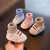 恺芮虎秋冬婴儿0-1岁3-6-12个月八个月布鞋简约男女宝宝室内防滑学步鞋 粉色 内长12cm