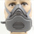 一护307型 KN95 防工业粉尘半面具套装带1片滤棉(过滤效率99.6%) 呼吸器主体+1片滤棉