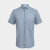 MAILYARD/美尔雅短袖衬衫莫代尔商务休闲男士修身衬衣开衫T恤 459 蓝条纹 39S