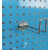 京京 挂板零件盒 五金物料盒 螺丝盒 仓储货架配件盒 塑料盒 金属挂钩 导线架