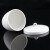 海斯迪克 HKLY-65 陶瓷坩埚 耐火耐高温带盖弧形坩埚 化学实验工具 坩埚200ml（1个）