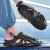 HKXN361寜男士包头外穿拖鞋夏季潮流户外洞洞鞋透气防滑软底不NＩKＥ hg-2158-7黑色 40